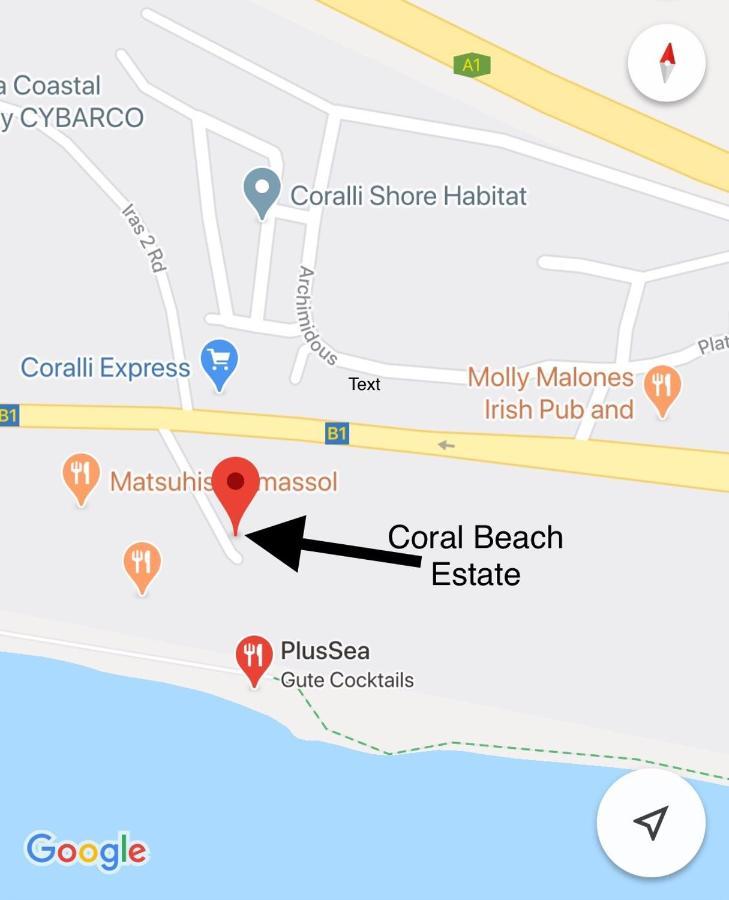 Modern Seaview Beach Studio Лимасол Екстериор снимка
